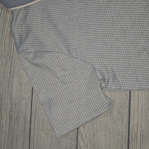 Guide London Men's Patterned Polo Shirt Light Blue/White Size L - Picture 4 of 10